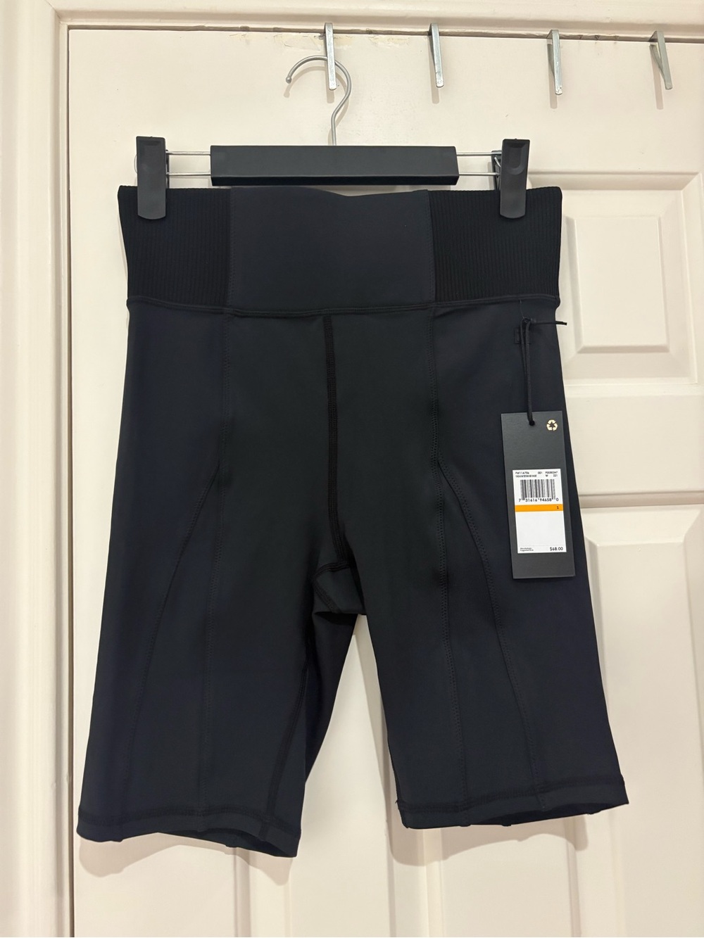 Fila NWT Black High-Waist Bike Shorts size small